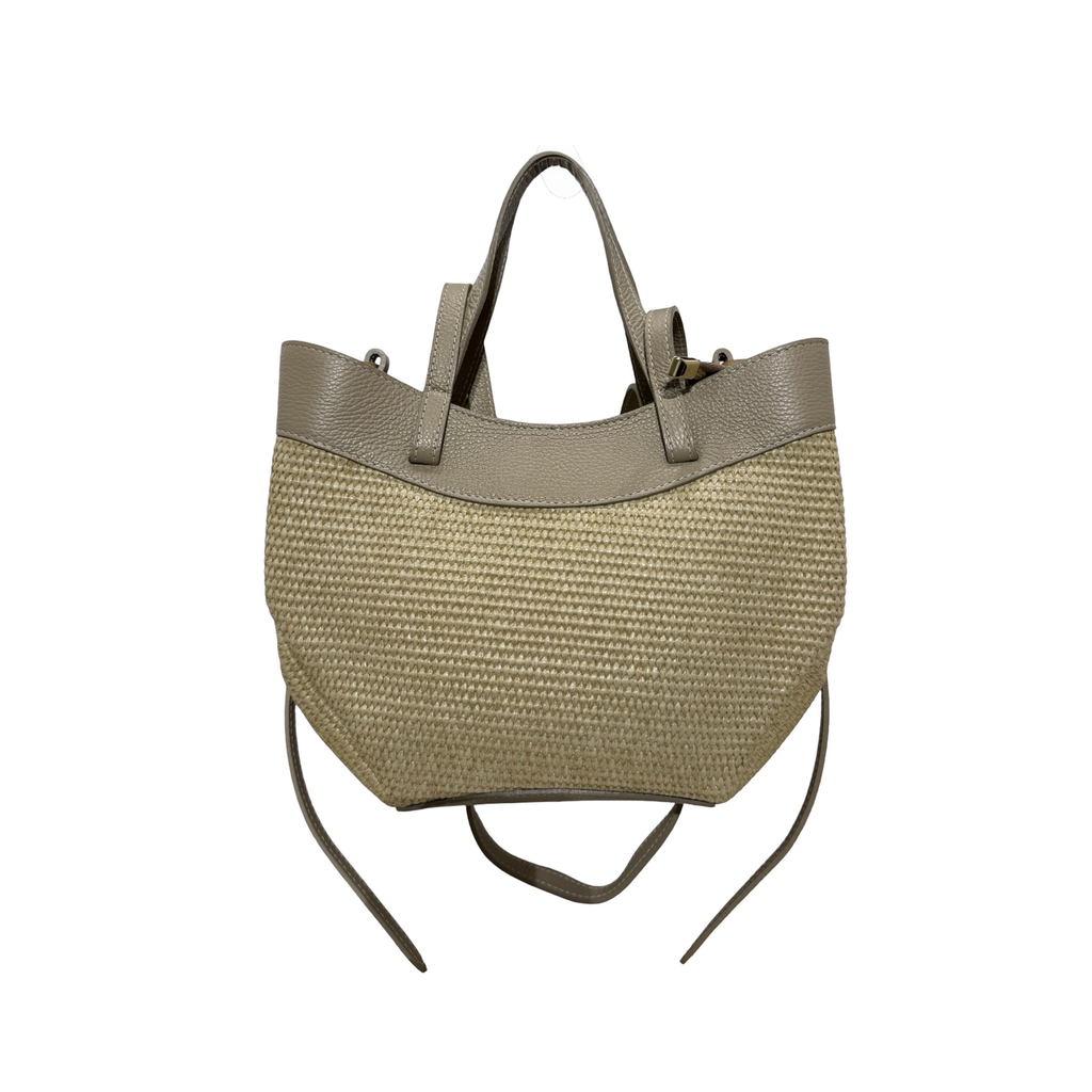 Milaine Summer Raffia & Leather