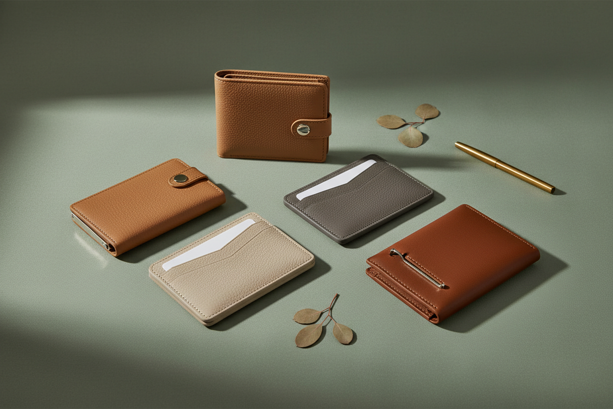 Leather wallets & card holders
